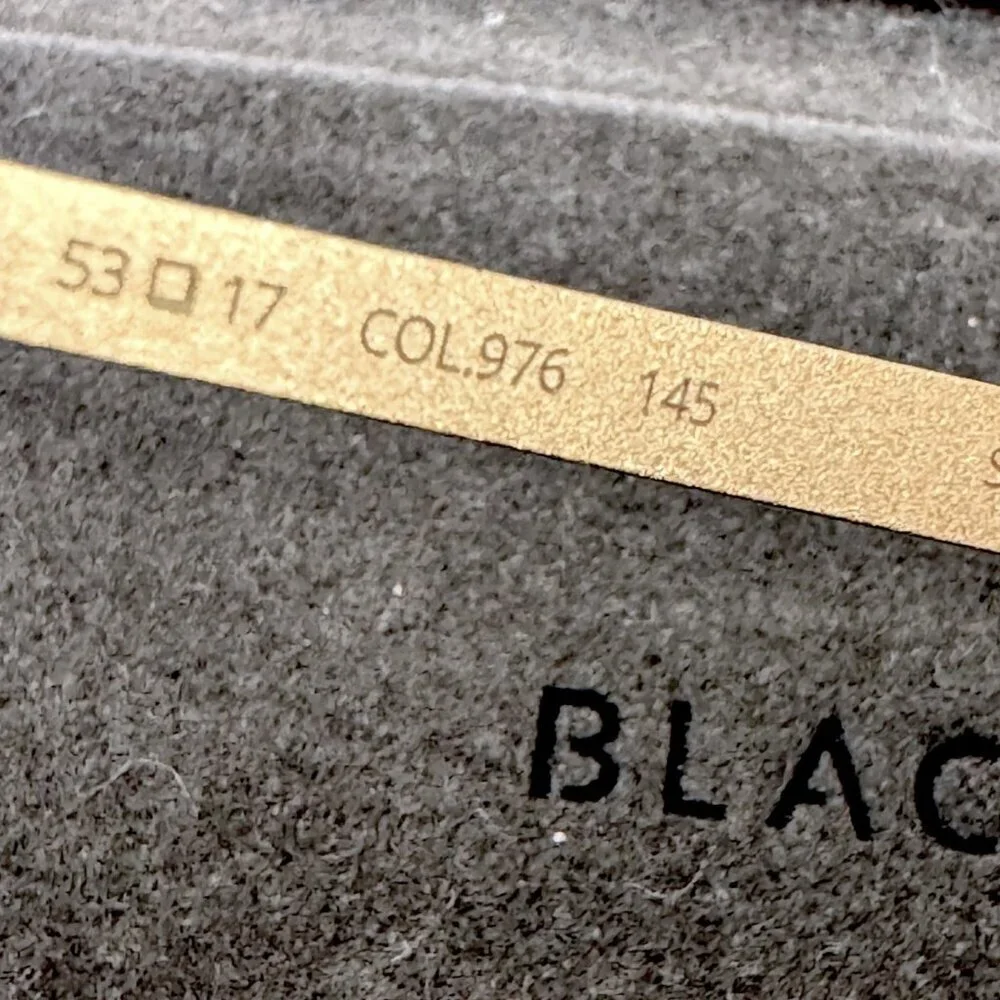 Blackfin BF81 Frames Salishan COL.976 Black Gold Titanium Square 53-17-145